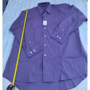 Dress  shirt- size (L) color popping purple by Covington  (NEW) , classic, fun